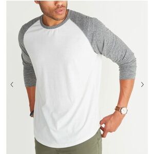 Marine Layer Men’s Casey Baseball Raglan ¾ sleeves